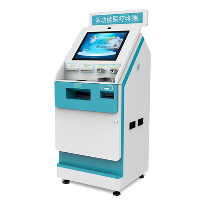 Dinheiro que dispensa a máquina do depósito de dinheiro de CDM ATM para o banco