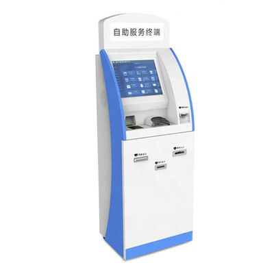 Máquina pedindo do dispositivo do ATM do quiosque do tela táctil do OEM com distribuidor de dinheiro