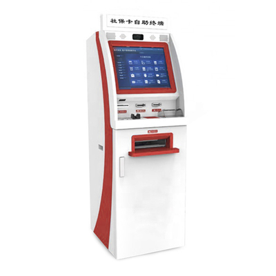 Distribuidor da máquina do depósito de dinheiro do ATM CDM para a retirada de dinheiro