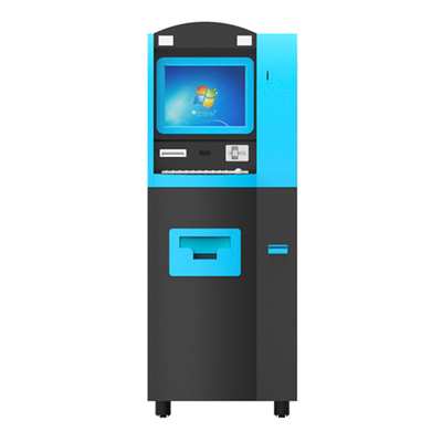 Quiosque da operação bancária da máquina do depósito de dinheiro do ATM do serviço do auto com 17" écran sensível do LCD