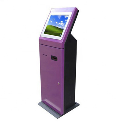 Dinheiro exterior Accepter do quiosque do pagamento do tela táctil de SAW/IR