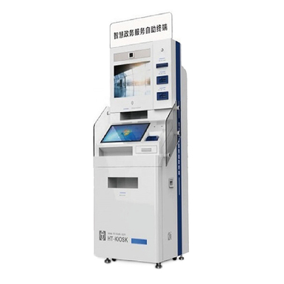 Leitor de cartão Self Order Machine do crédito do quiosque do monitor de um toque de 19 polegadas