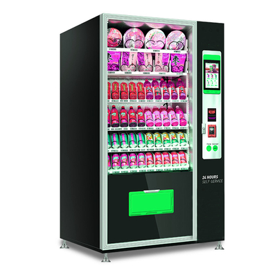 Máquina do quiosque do petisco da combinação e da máquina de venda automática da soda 10 polegadas
