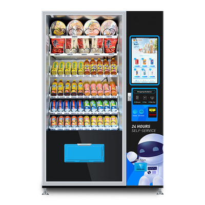 24 do auto horas de máquina de venda automática do serviço máquina de venda automática dos alimentos e das bebidas de 22 polegadas