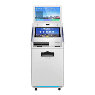 Impressora terminal Pos Location do varredor de código de Qr da placa chave do metal do pagamento oficial do quiosque do serviço do auto da construção da gestão