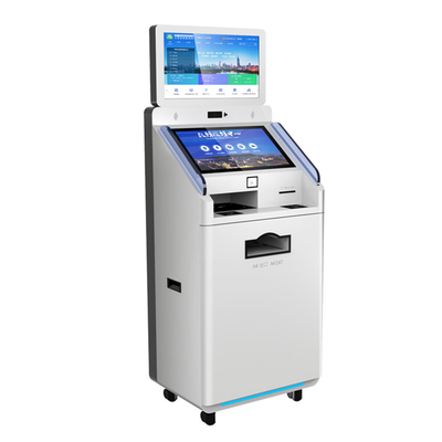 Impressora terminal Pos Location do varredor de código de Qr da placa chave do metal do pagamento oficial do quiosque do serviço do auto da construção da gestão