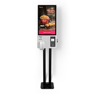 Quiosque pedindo de Machine Payment Terminal da impressora do serviço do auto do tela táctil