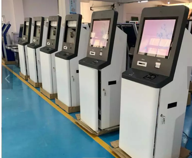 pagamento exterior de gerencio do quiosque do tela táctil da impressora do repórter da máquina do atm do serviço do auto
