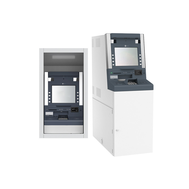 ATM máquina fixada na parede do distribuidor de dinheiro da máquina de 15 17 19 do tela táctil automático da polegada