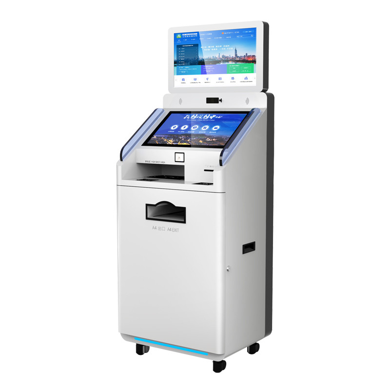 Impressora terminal Pos Location do varredor de código de Qr da placa chave do metal do pagamento oficial do quiosque do serviço do auto da construção da gestão