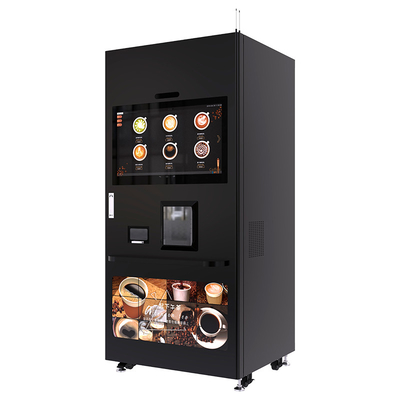 Máquina de venda automática de café com taça de café fresca e quente 32 polegadas