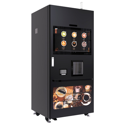 Máquina de venda automática de café com taça de café fresca e quente 32 polegadas