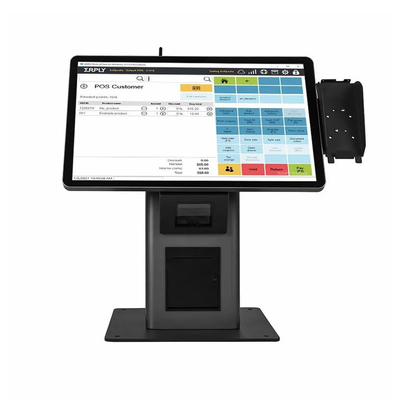 Quiosque de auto-serviço para encomenda Quiosque de auto-pagamento com tela sensível ao toque instalado no restaurante