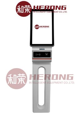 23.6 Polegadas Tela Touch Screen Self Service Kiosk Sem Dinheiro com Design Modular e Câmera de Reconhecimento Facial